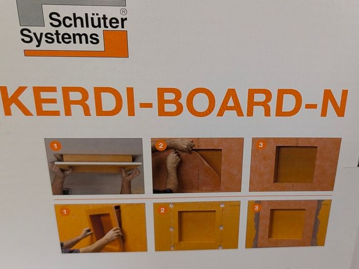 Shower Wall Niche Schlueter Kerdi Board