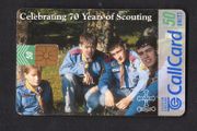 1997 Ireland 50 unit 70 Years of Scouting in Ireland (Gemplus GEM1) Call Card Used