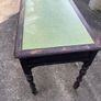Victorian  green top , 2 drawers desk Image 8