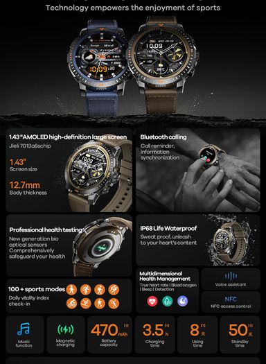 Discovery Waterproof Smartwatch