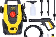 Corded Electric Power Turbo Nozzle TOUGH MASTER Yellow &amp; Black Pressure Washer 110 Bar for Patio, Car, Garden Maintenance Cleaner Washer (FREE SHIPPING)