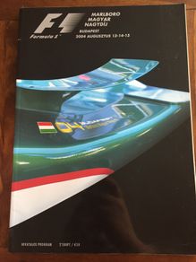 2004 F1 Hungarian GP Race Programme
