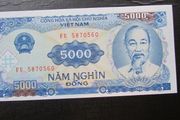 Vietnam 1991,5000 Dong.Uncirculated Banknote.
