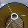 Velvet drum pendant lightshade Image 5
