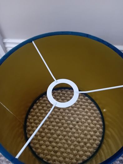 Velvet drum pendant lightshade