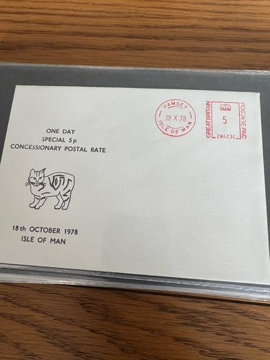 FDC Isle of Man 1978