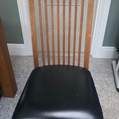 Solid oak dining chairs