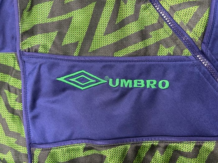 Rare Vintage Umbro Ireland & Celtic Style Track Jacket Mens Medium Festival