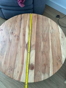 Solid Wood Round Coffee Table