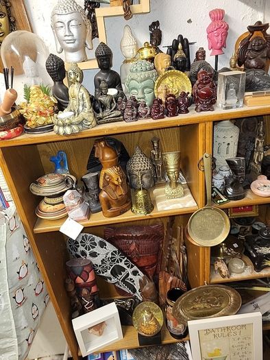 African book ends handcarved