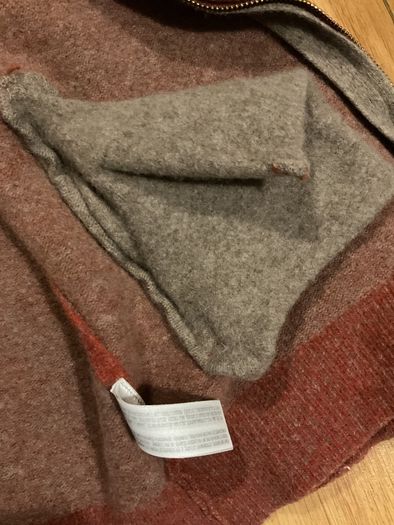 Ladies Massimo Dutti Zipped Wool and Cashmere Top Size L