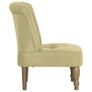 French Chairs 2 pcs Green Fabric Image 5