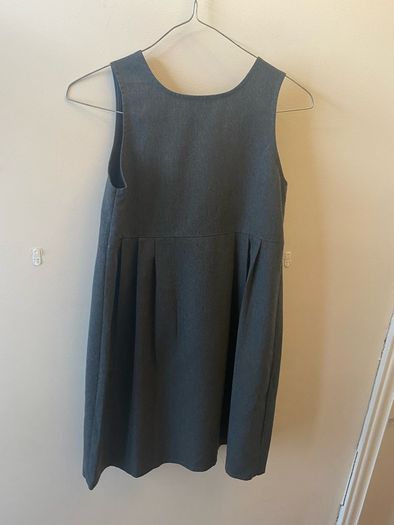 Dunnes grey pinafore (age 10)