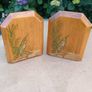 A Pair of Art Deco Hand Painted Wooden Bookends Image 4
