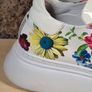 womens MARCO MOREO Black Label Platform trainers flowers floral pattern Size UK 6 EU 39 Image 5