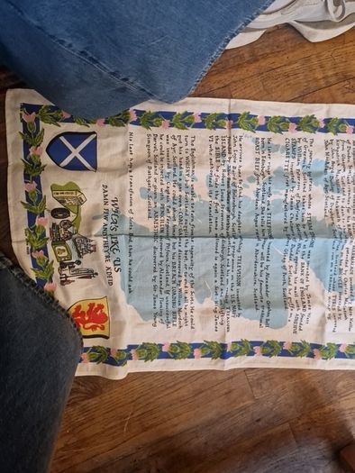 vintage teatowel