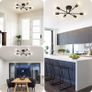 Modern 6 Head Sputnik Light,Adjustable Ceiling Lights Living Room with E27 Base, Black Ceiling Light for Bedroom,Kitchen Lights Ceiling,Chandeliers Ceiling Light Fittings (FREE SHIPPING) Image 4