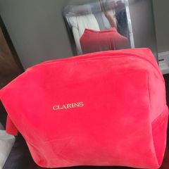 Clarins cosmetic pouch