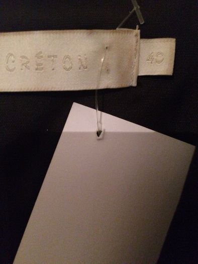 Beautiful black and gold Creton dress