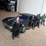 McFarlane Batman figures and custom painted batmobile Image 8