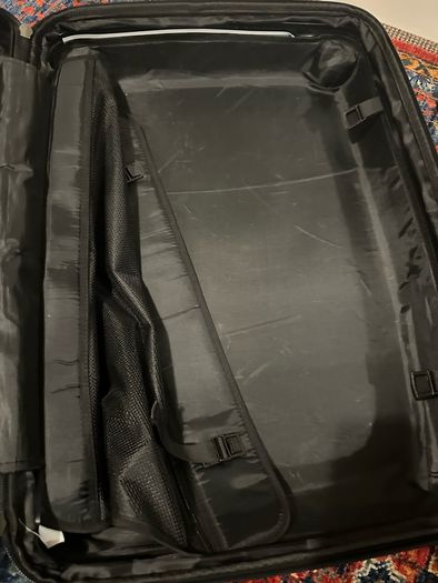Lugage suitcase large expandable with transparent front