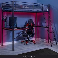 X Rocker Icarus XL High Sleeper Loft Gaming Bed