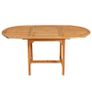 5 Piece Garden Dining Set Solid Teak Wood Image 3