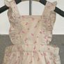 Girls Cream & Pink Pinafore Dress from GAP Age 3 / EU  98 cm Image 2