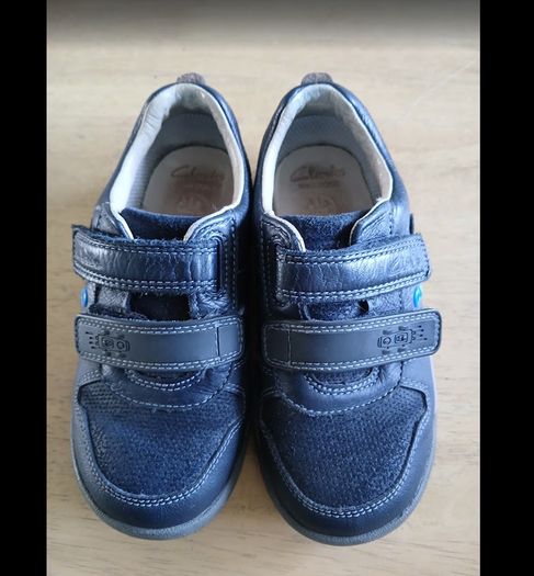 Navy Clarks Boys Shoes