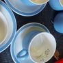 4 cups 4 saucers ,4  side plates ,milk jug ,sugar bowl ,some marked carrigaline, others plain ,buyer collects,,sold as is Image 7