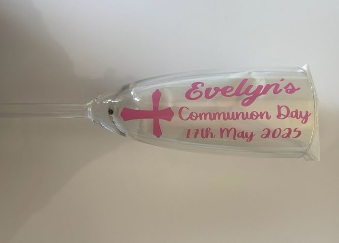 Communion iron on decal.