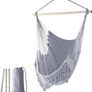 Hammock Chair Large Relax Hanging Swing Chair Cotton Weave for Superior Comfort Elegant Tassels Creative Metal Strong Spreader Bar 3-section Combination Detachable Easy to Install MULTIPLE COLOURS AVAILABLE (FREE POSTAGE) Image 2