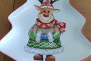 Christmas tree plate