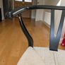 Hans J Wegner style Wishbone Bar Stool -Black/Natural Image 6