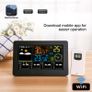 WiFi Weather Station APP Control Smart Weather Monitor Indoor Outdoor Temperature Humidity Barometric Wind Speed Functions Image 4