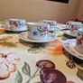 Set of 6 Sabichi Housewares Fine China Cups & Saucers  Floral Pattern Image 3