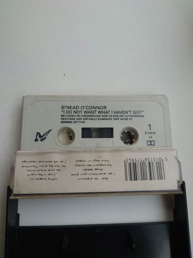 SINEAD O'CONNOR - I Do Not Want What I Haven't Got - 1989 10-track cassette