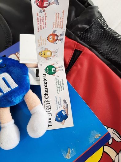 New M&M's collectables backpack and toy