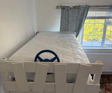 Solid wood bunk bed pirate