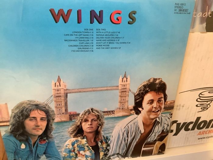 wings London Town Vinyl LP