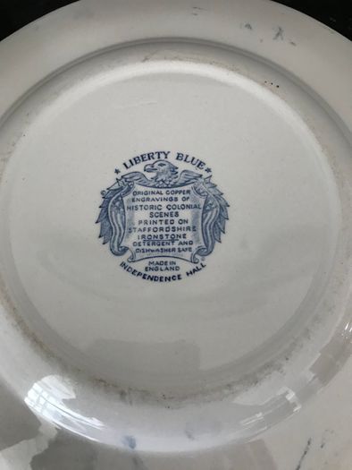Vintage Staffordshire Ironstone Plate