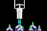 6Pcs Vacuum Cupping Sets with Pumping Gun Suction Cups Back Massage Body Cup Detox Anti Cellulite Cans Healthy Care Jars