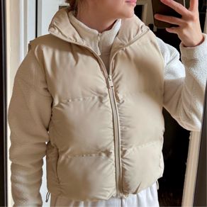 zara puffer vest / gilet