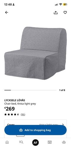 Chair/bed
