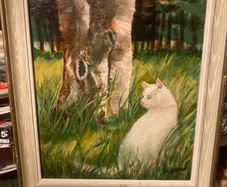 Oil painting free postage