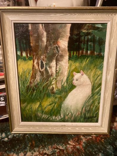 Oil painting free postage