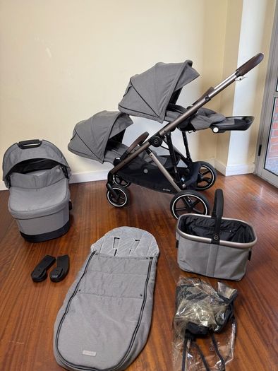 Cybex Gazelle S double pram twin buggy travel system