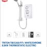 Triton T80 easy fit 8.5kw electric shower Image 2