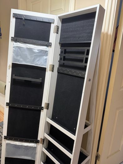 Full-Length Mirrored Jewellery Cabinet