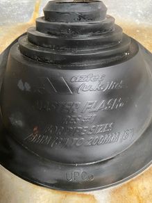 roof flashing for flue / pipes